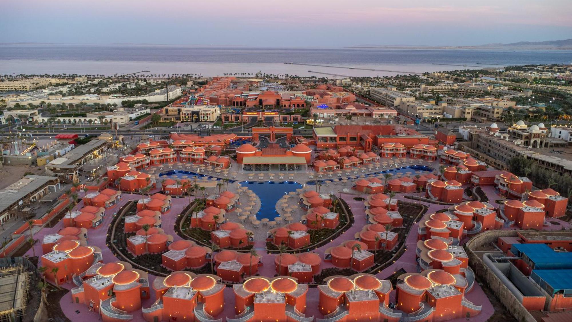Pickalbatros Laguna Club Resort Sharm El Sheikh Zewnętrze zdjęcie Aerial view of the resort