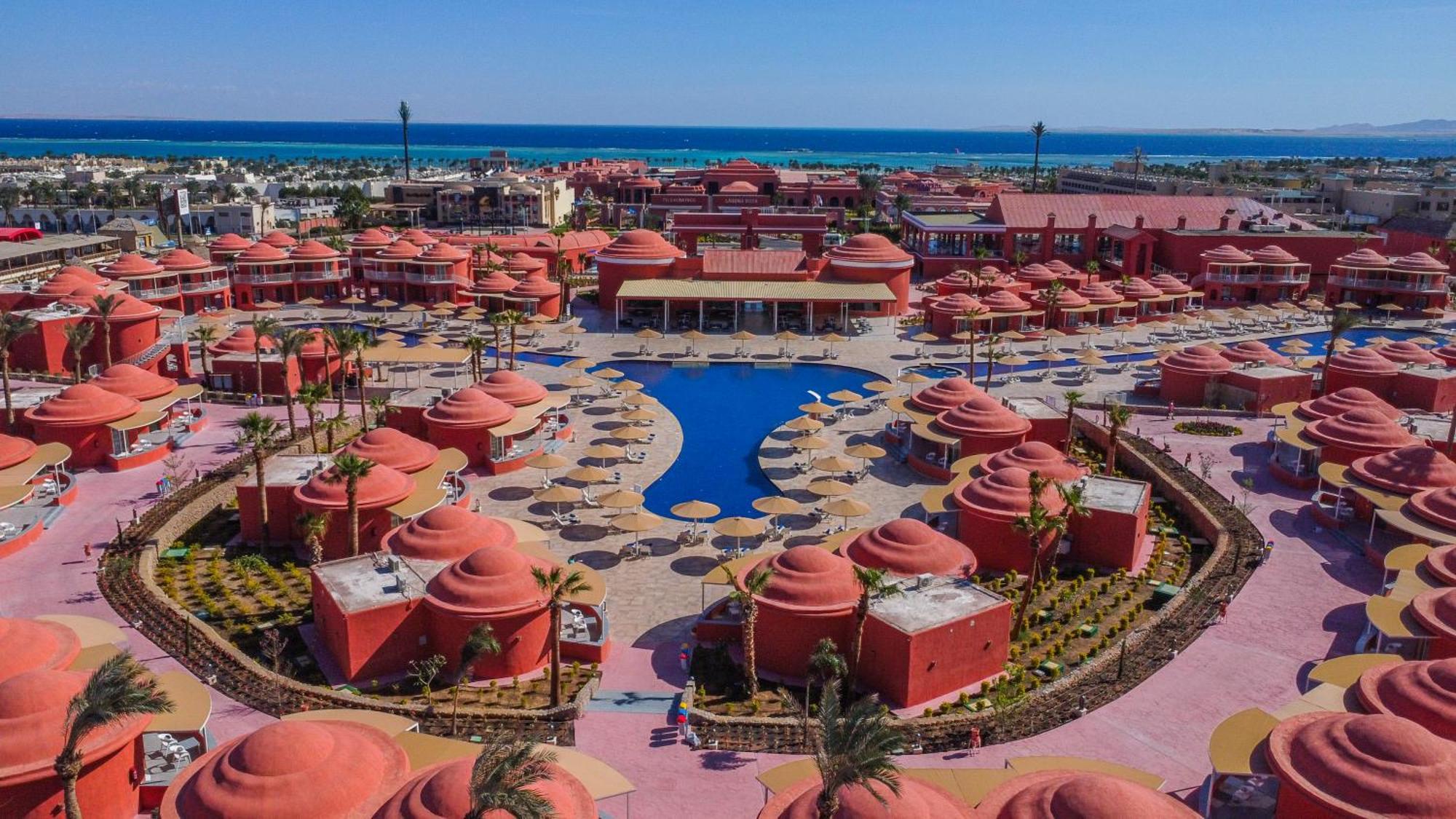 Pickalbatros Laguna Club Resort Sharm El Sheikh Zewnętrze zdjęcie Aerial view of the resort
