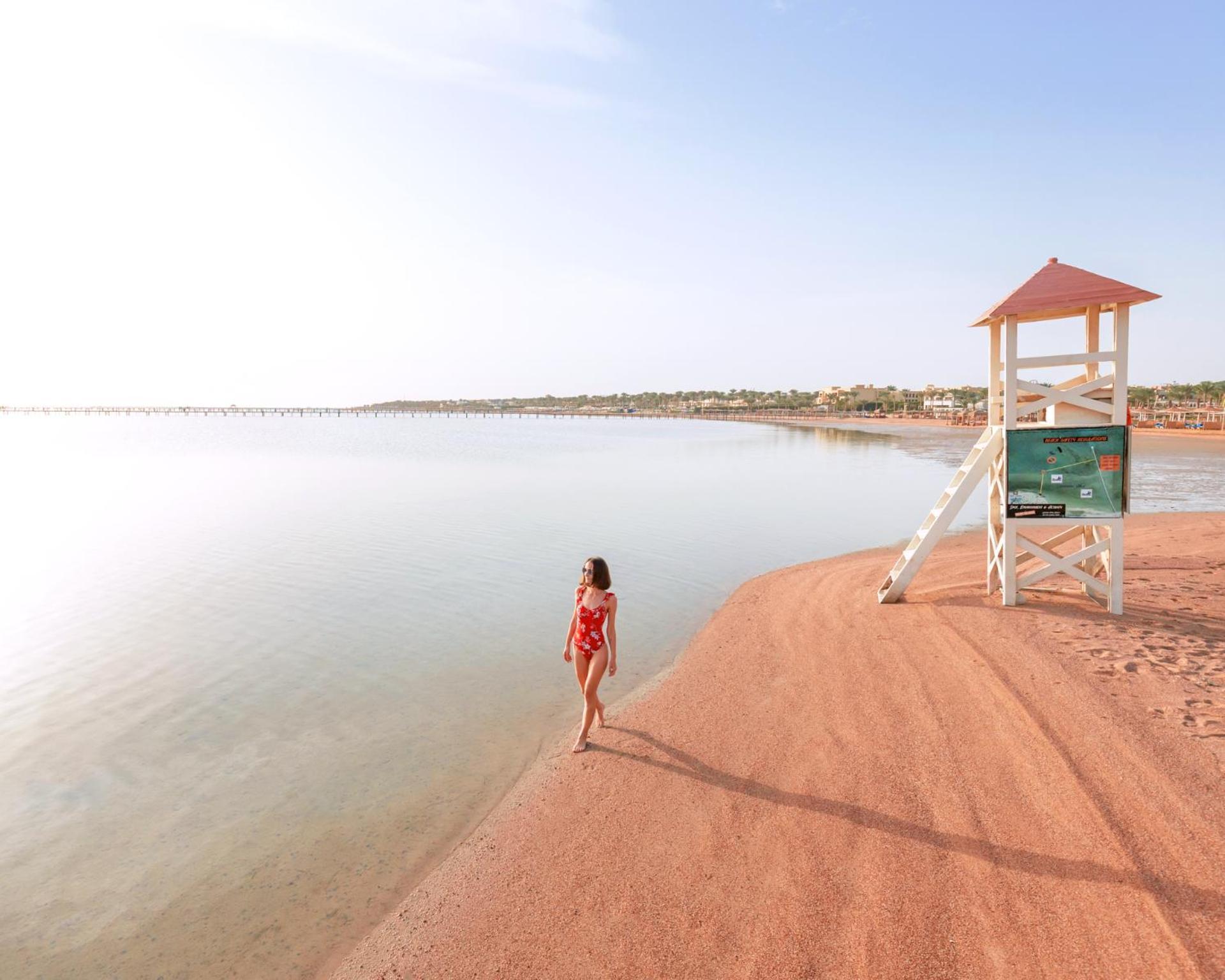 Pickalbatros Laguna Club Resort Sharm El Sheikh Zewnętrze zdjęcie The beach at the dam